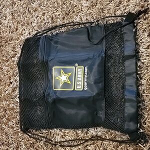 US Army mesh drawstring bag